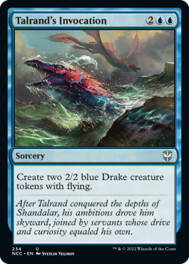 [234]【EN】ターランドの発動/Talrand's Invocation【NCC】[U][青]