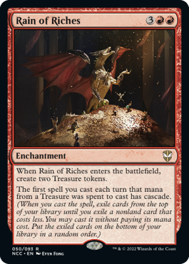 [050]【EN】降り注ぐ富/Rain of Riches【NCC】[R][赤]