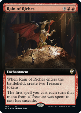 [150]【EN】■拡張アート■降り注ぐ富/Rain of Riches【NCC】[R][赤]
