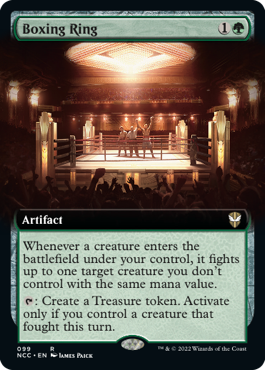 [099]【EN】【FOIL】■拡張アート■ボクシング・リング/Boxing Ring【NCC】[R][緑]