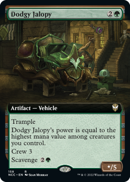 [158]【EN】■拡張アート■危険な廃車/Dodgy Jalopy【NCC】[R][緑]