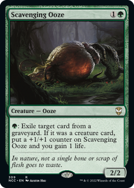 [309]【EN】漁る軟泥/Scavenging Ooze【NCC】[R][緑]