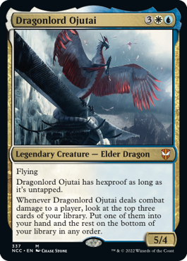 [337]【EN】龍王オジュタイ/Dragonlord Ojutai【NCC】[M][多色]