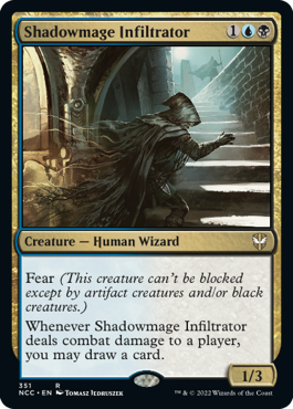 [351]【EN】影魔道士の浸透者/Shadowmage Infiltrator【NCC】[R][多色]