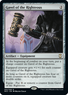 [083]【EN】裁きの木槌/Gavel of the Righteous【NCC】[R][茶]