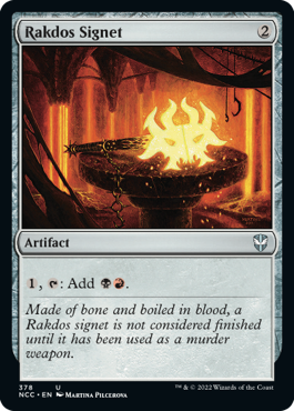 [378]【EN】ラクドスの印鑑/Rakdos Signet【NCC】[U][茶]
