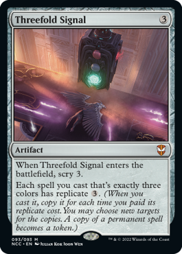 [093]【EN】【FOIL】三方向の信号/Threefold Signal【NCC】[M][茶]