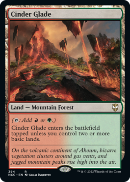 [394]【EN】燃えがらの林間地/Cinder Glade【NCC】[R][土地]