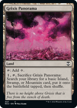 [407]【EN】グリクシスの全景/Grixis Panorama【NCC】[C][土地]