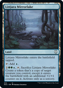 [412]【EN】リトヤラの鏡湖/Littjara Mirrorlake【NCC】[U][土地]