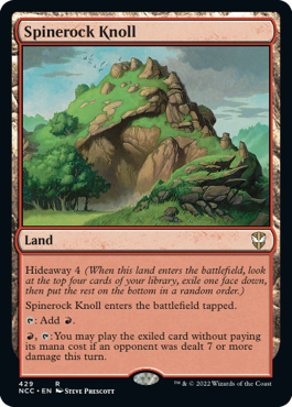 [429]【EN】背骨岩の小山/Spinerock Knoll【NCC】[R][土地]