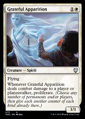 [073]【EN】奉謝の亡霊/Grateful Apparition【ONC】[U][白]