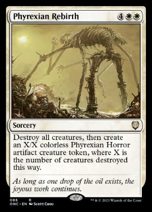 [086]【EN】ファイレクシアの再誕/Phyrexian Rebirth【ONC】[R][白]