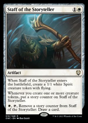 [010]【EN】語り部の杖/Staff of the Storyteller【ONC】[R][白]