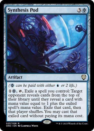 [023]【EN】【FOIL】統合の殻/Synthesis Pod【ONC】[R][青]