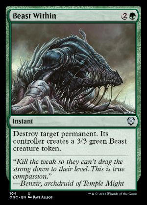 [104]【EN】内にいる獣/Beast Within【ONC】[U][緑]