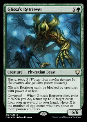[018]【EN】グリッサの回収者/Glissa's Retriever【ONC】[R][緑]