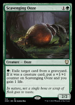 [112]【EN】漁る軟泥/Scavenging Ooze【ONC】[R][緑]