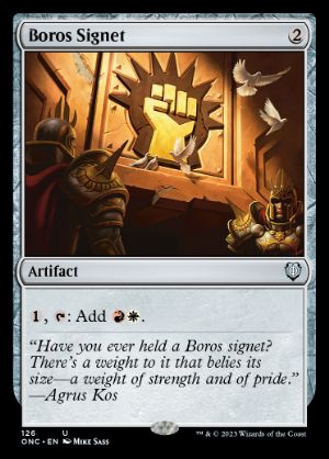 [126]【EN】ボロスの印鑑/Boros Signet【ONC】[U][茶]