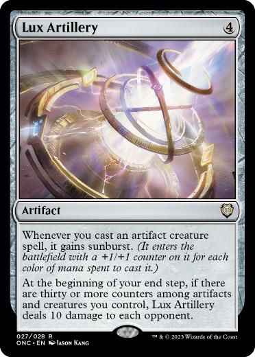[027]【EN】【FOIL】光明の火砲/Lux Artillery【ONC】[R][茶]