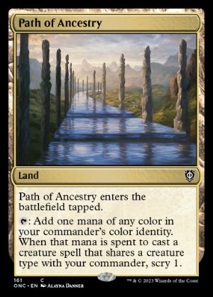 [161]【EN】祖先の道/Path of Ancestry【ONC】[C][土地]