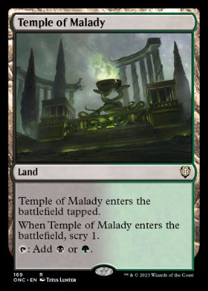 [169]【EN】疾病の神殿/Temple of Malady【ONC】[R][土地]