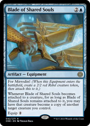 [042]【EN】共同魂の刃/Blade of Shared Souls【ONE】[R][青]