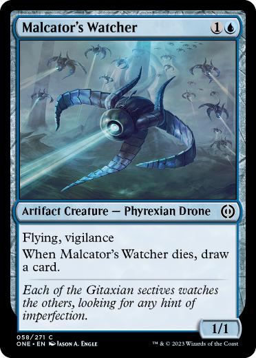 [058]【EN】マルカトールの監視者/Malcator's Watcher【ONE】[C][青]