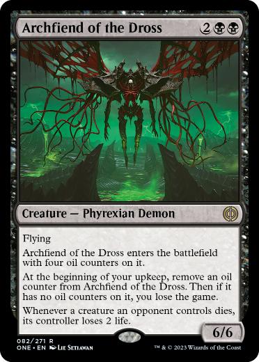 [082]【EN】ドロスの魔神/Archfiend of the Dross【ONE】[R][黒]
