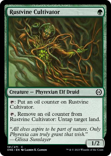 [181]【EN】錆蔦の培養者/Rustvine Cultivator【ONE】[C][緑]