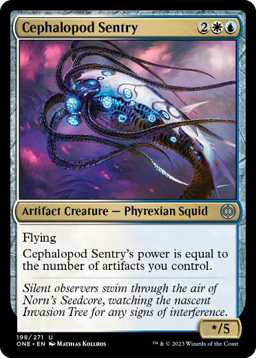 [198]【EN】頭足類の歩哨/Cephalopod Sentry【ONE】[U][多色]