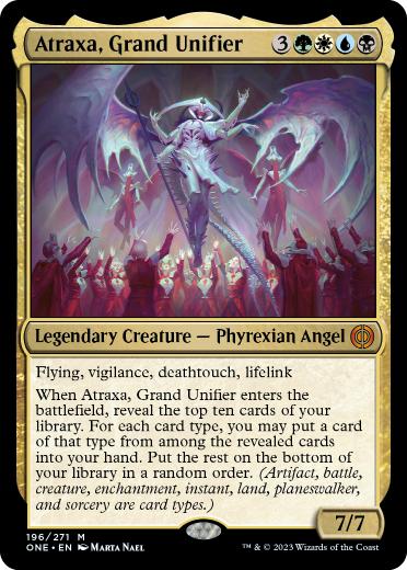 [196]【EN】偉大なる統一者、アトラクサ/Atraxa, Grand Unifier【ONE】[M][多色]