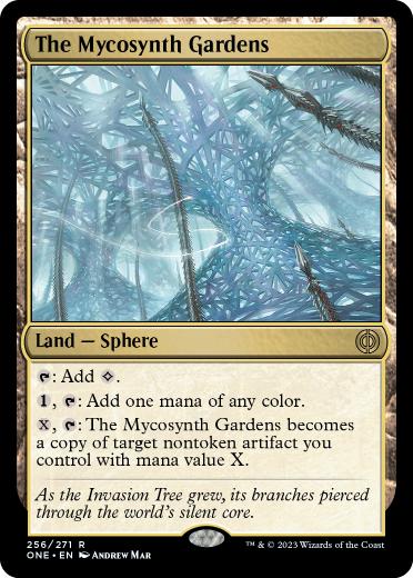 [256]【EN】マイコシンスの庭/The Mycosynth Gardens【ONE】[R][土地]