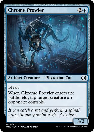 [045]【EN】【FOIL】金属のうろつくもの/Chrome Prowler【ONE】[C][青]