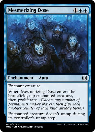 [062]【EN】【FOIL】眩惑の妙薬/Mesmerizing Dose【ONE】[C][青]