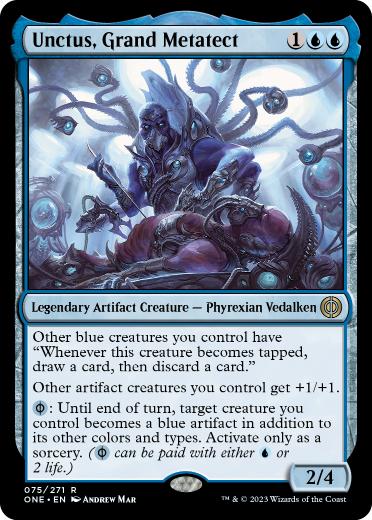 [075]【EN】【FOIL】大変成家、アンクタス/Unctus, Grand Metatect【ONE】[R][青]