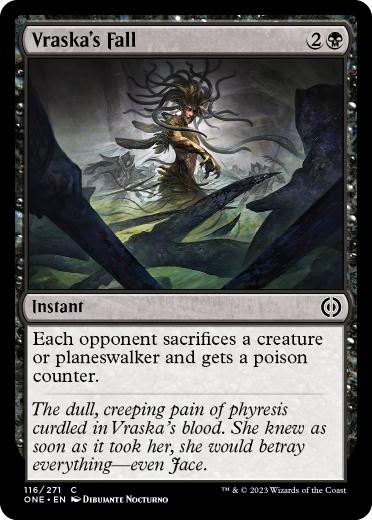 [116]【EN】【FOIL】ヴラスカの堕落/Vraska's Fall【ONE】[C][黒]