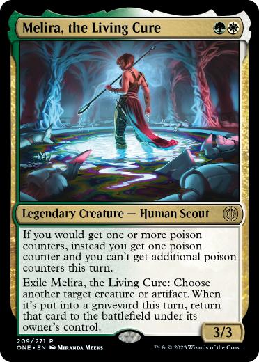 [209]【EN】【FOIL】生ける治療、メリーラ/Melira, the Living Cure【ONE】[R][多色]