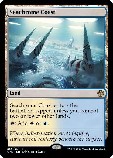 [258]【EN】【FOIL】金属海の沿岸/Seachrome Coast【ONE】[R][土地]