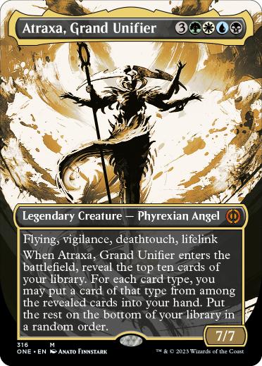 [316]【EN】■ボーダーレス■偉大なる統一者、アトラクサ/Atraxa, Grand Unifier【ONE】[M][多色]
