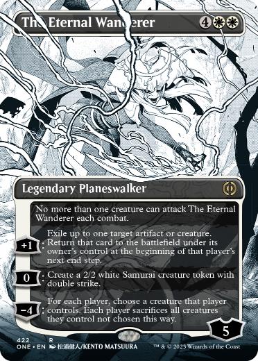 [422]【EN】【S&CFOIL】■ボーダーレス■永遠の放浪者/The Eternal Wanderer【ONE】[R][白]