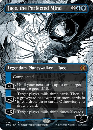 [336]【EN】【FOIL】■ボーダーレス■完成化した精神、ジェイス/Jace, the Perfected Mind【ONE】[M][青]