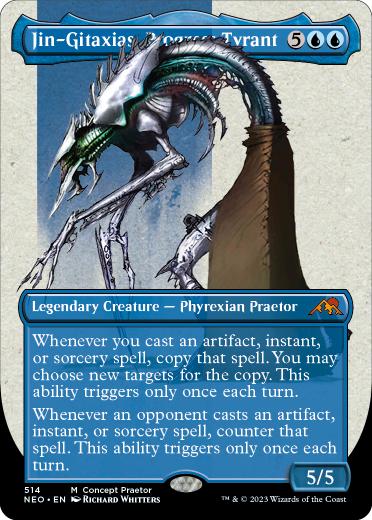 [514]【EN】【S&CFOIL】■ボーダーレス■発展の暴君、ジン＝ギタクシアス/Jin-Gitaxias, Progress Tyrant【ONE】[M][青]