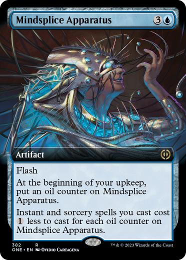 [382]【EN】【FOIL】■拡張アート■精神接合器/Mindsplice Apparatus【ONE】[R][青]