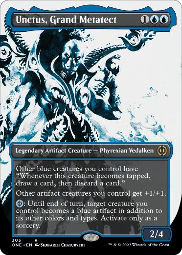 [303]【EN】【FOIL】■ボーダーレス■大変成家、アンクタス/Unctus, Grand Metatect【ONE】[R][青]