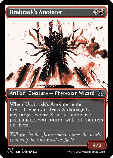 [450]【EN】【S&CFOIL】■ショーケース■ウラブラスクの選定師/Urabrask's Anointer【ONE】[U][赤]