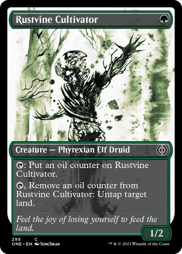 [295]【EN】【FOIL】■ショーケース■錆蔦の培養者/Rustvine Cultivator【ONE】[C][緑]