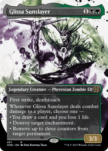 [461]【EN】【S&CFOIL】■ボーダーレス■グリッサ・サンスレイヤー/Glissa Sunslayer【ONE】[R][多色]