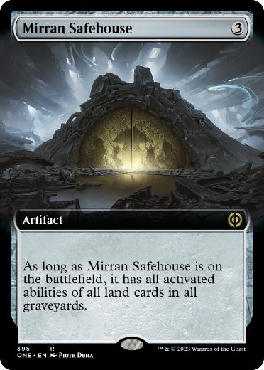 [395]【EN】【FOIL】■拡張アート■ミラディン人の隠れ家/Mirran Safehouse【ONE】[R][茶]