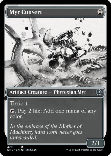 [479]【EN】【S&CFOIL】■ショーケース■マイアの改宗者/Myr Convert【ONE】[U][茶]
